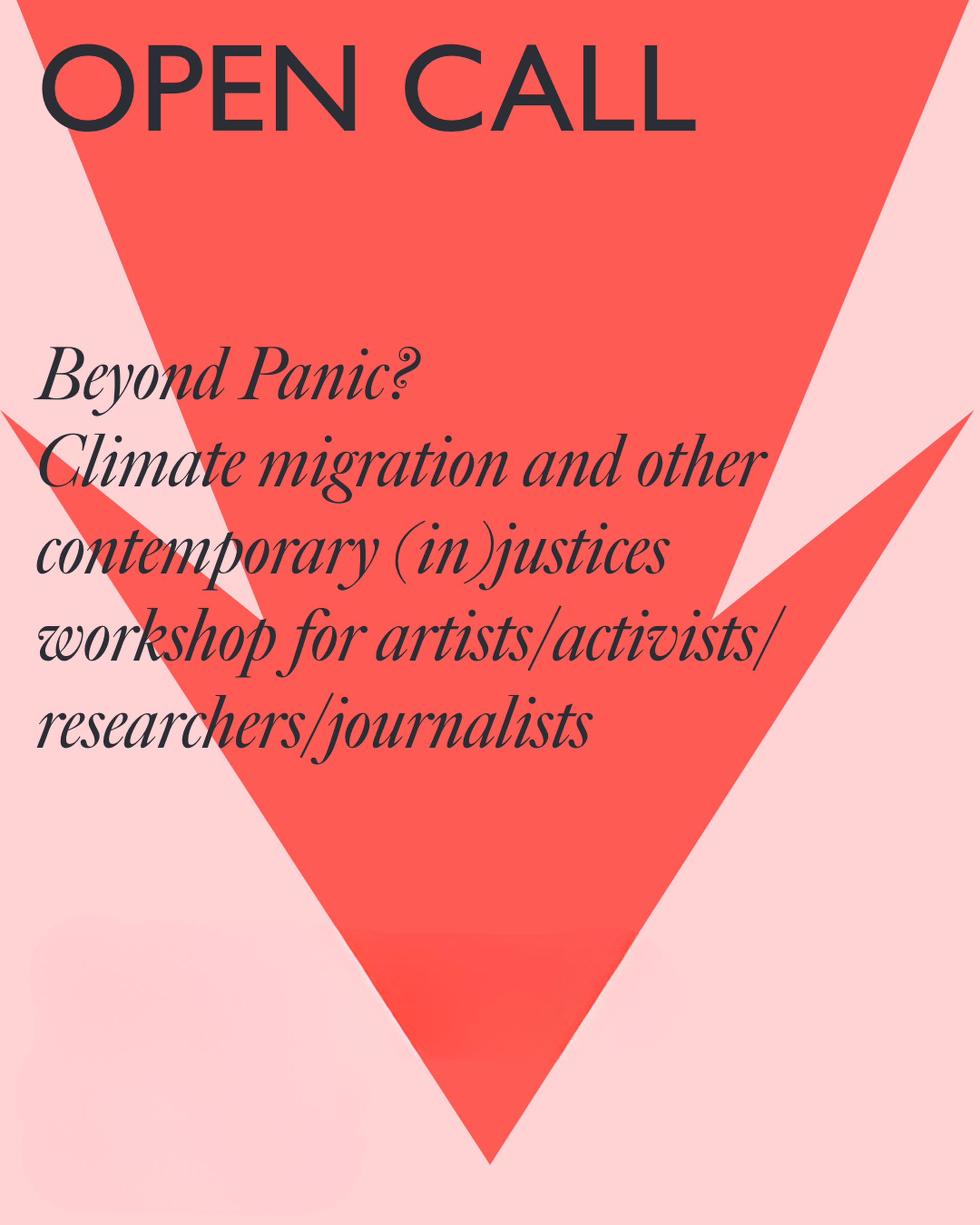 Ilustracja aktualności Beyond Panic? Climate migration and other contemporary (in)justices | OPEN CALL